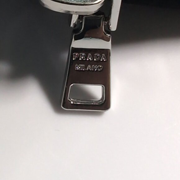 Prada Mini Pouch Black Nylon Clip On Versatile Small Pouch - Picture 8 of 10